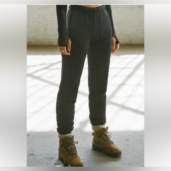 Joah Brown Pants - Joah Brown Empire Jogger Sweatpants Gray Size S/M